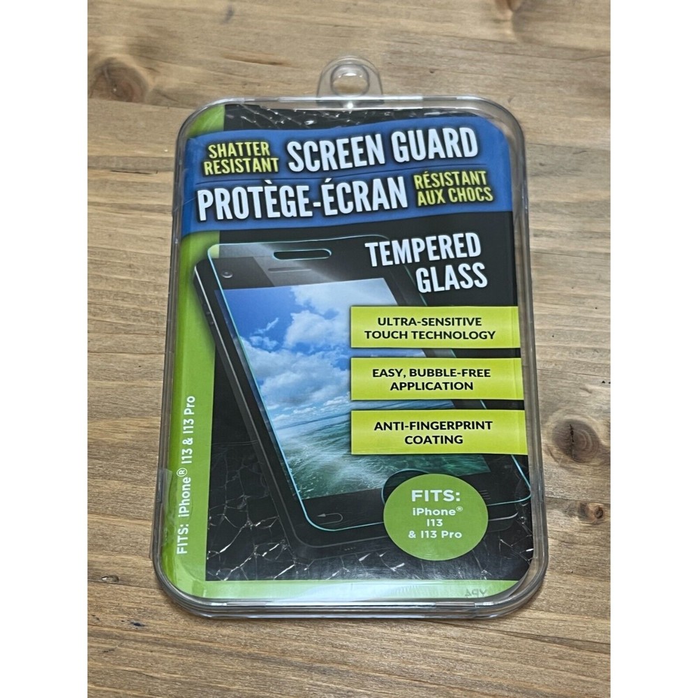 iPhone Screen Guard Shatter Resistant Fits Apple iPhone 13 & 13 Pro SEALED NEW